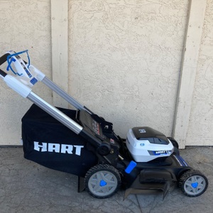 HART 40-Volt 21-inch Supercharge 3N1 Self-Propelled Mower Kit, (2) 6.0Ah Li-Ion