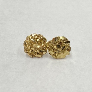  10k YG Nugget Style Earrings .60 DWT
