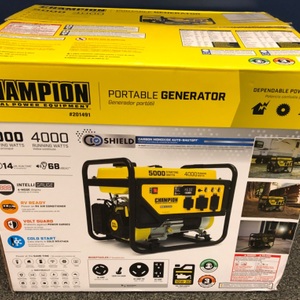 Champion Power Equipment 5,000/4,000-Watt Gasoline Powered Portable Generator