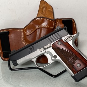 Kimber Micro 9 2 Tone Wood Grips With Azula Holster