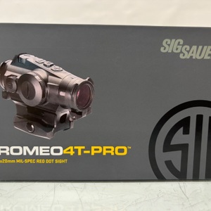 Sig Sauer Romeo 4T-Pro 1X20MM 2 MOA/65 MOA Ballistic Circle Dot Flat Dark Earth 