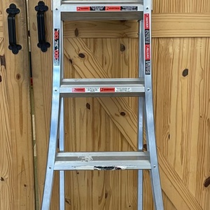 Little Giant Ladders King Kombo 3in1 Aluminum Ladder, 5 ft–8 ft Extension 