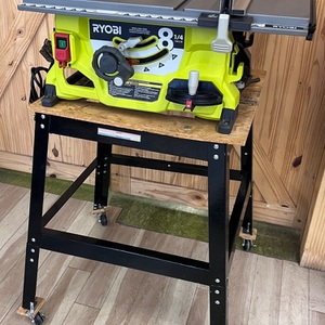 Ryobi 13 Amp 8-1/4 in. Compact Portable Corded Jobsite Table Saw W/Stand