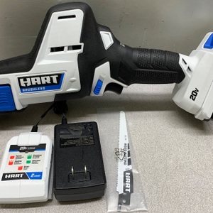 Hart 20V Brushless Reciprocating Saw w/Battery & Charger HPRS50
