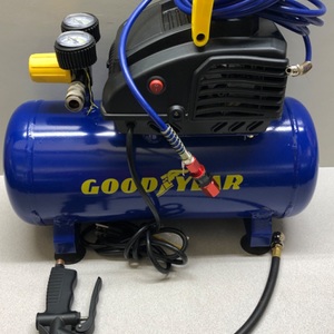Goodyear 3 Gallon Electric Air Compressor w/Hose & Attachments TAW-0512