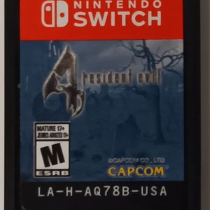 Nintendo Switch Game Resident Evil 4 Cartridge Only