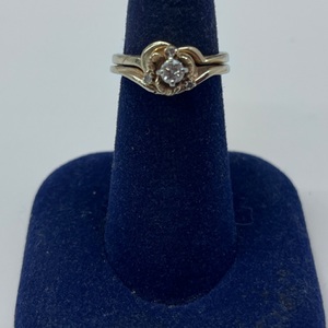  14kt Yellow Gold 1.65DWT Lds  Engagement Ring Size 6