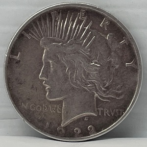 1922 Liberty Peace Silver Dollar Coin .900