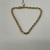 Lds 14kt Yellow Gold Rope Bracelet Rope 5.54DWT Size 5.25