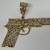 Men's Yellow Gold 10kt Fashion Pendant Pistol 8.29 dwt