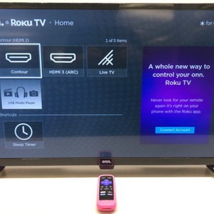 onn 32” Class HD (720P) LED Roku Smart Television (100012589)