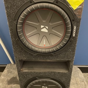 KICKER 48DCWR102 CompR 10" Dual subwoofers in Vented Enclosure, 2ohm 1600 Watts 