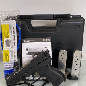 Walther PK380 Black Semi Auto .380 Auto 2 Mags With Original Case