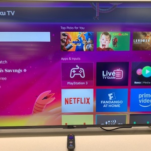 TCL 55” Class S4 (55S451) 4K UHD HDR Smart TV with Roku TV