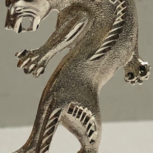 Sterling Silver Panther Fashion Pendant .925 11.10dwt 