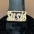  14kt Yellow Gold Fashion Ring "Susie" 20 Round Stones 1.80 dwt Size 7