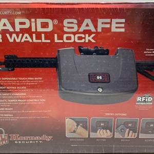 Hornady RAPiD Safe AR Wall Lock RFID Safe Steel Black 98185 