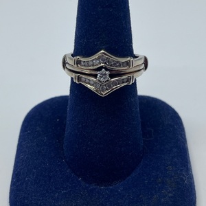  10kt Yellow Gold Lds Bridal Set 3.03DWT Size-7.1