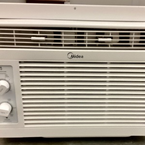 Midea 5,000 BTU 150 Sq ft Mechanical Window Air Conditioner, White