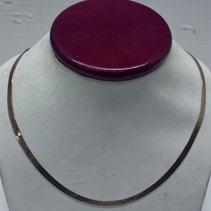 14k Gold Ladies Herringbone Necklace 6.86dwt 