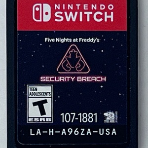 Nintendo Switch Game Five Nights at Freddy's Security Breach 