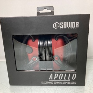 Savior Equipment Apollo Electronic Maroon Earmuffs for Shooting W/Gel Ear Pads