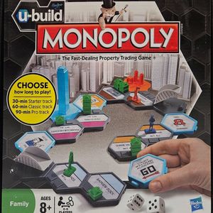 Brand New U-Build Monopoly Board Game