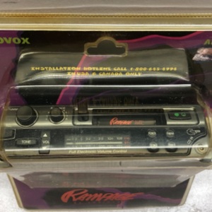 Audiovox Rampage AV-301N AM/FM/MPX Stereo Cassette Player w/Detachable Face