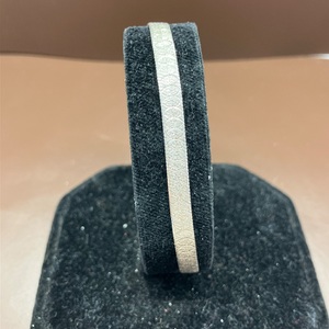  .925 Sterling Silver Designed Herringbone Bracelet 7" 2.7dwt 