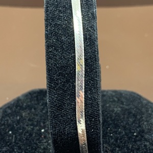  .925 Sterling Silver Herringbone Bracelet 7.75" 2.1dwt  