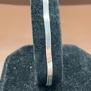  .925 Sterling Silver Herringbone Bracelet 7" 1.9dwt 