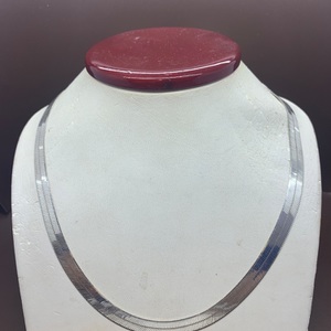  .925 Sterling Silver Herringbone Chain 24" 13.5 dwt