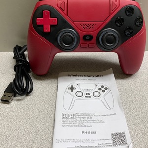 Gamrombo Wireless Sony Playstation 5 PS5 Controller Red 
