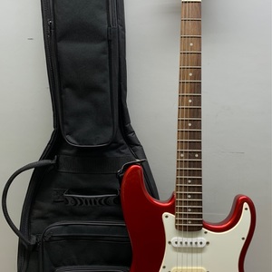 Squier by Fender Stratocaster 6 String Right Handed Electric Guitar w/Gig Bag 