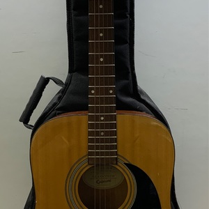 Epiphone Ltd. Ed. D-90 6 String Acoustic Guitar w/Case Missing 1 String 