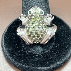  Silver Frog Ring 3.30DWT Size 8 