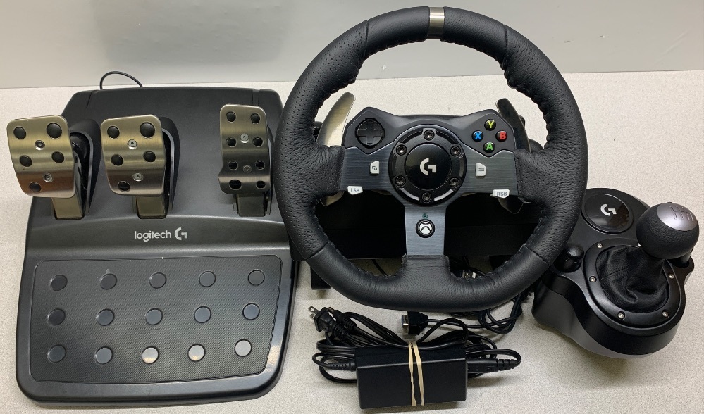 Logitech G920 Add Logitech G920 Driving Force Racing Wheel, Pedals & Shifter for Xbox ...